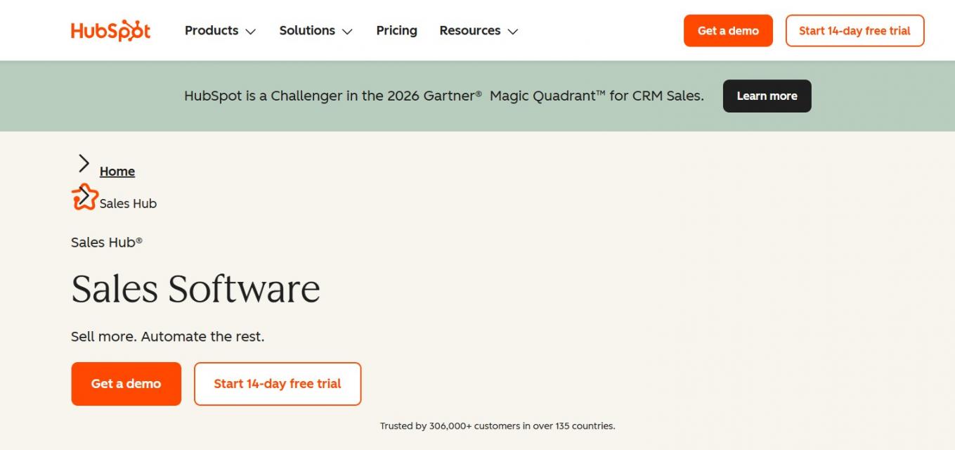 HubSpot sales hub